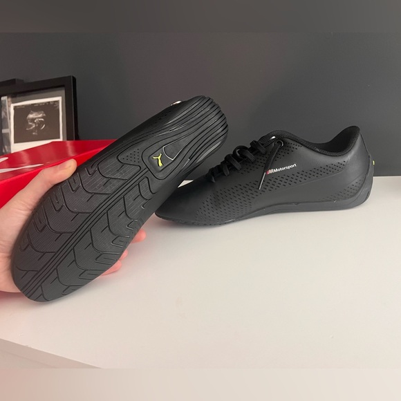 BMW Puma Black and Yellow Green Athletic Shoes - Picture 11 of 17